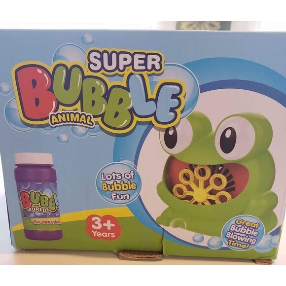 Super Bubble Blower Automatic Machine FROG 3+ Brand New in Box - GIFTABLE ITEM - Picture 1 of 5